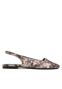 DKNY Baleriny Darrow Logo K1665915 Beżowy. Kolor: beżowy. Materiał: skóra #1