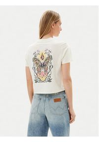Volcom T-Shirt Pocket Dial B3512500 Écru Boxy Fit. Materiał: bawełna