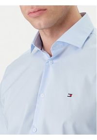 TOMMY HILFIGER - Tommy Hilfiger Koszula MW0MW43122 Błękitny Slim Fit. Kolor: niebieski. Materiał: bawełna #5