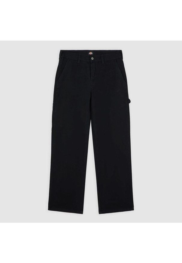 Spodnie Dickies Carpenter Canvas czarne. Kolor: czarny. Sport: skateboard