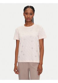 Guess T-Shirt V5GI16 I3Z14 Różowy Regular Fit. Kolor: różowy. Materiał: bawełna