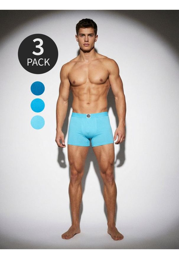 Sinsay - Bawełniane bokserki Long 3 pack - wielobarwny. Materiał: bawełna