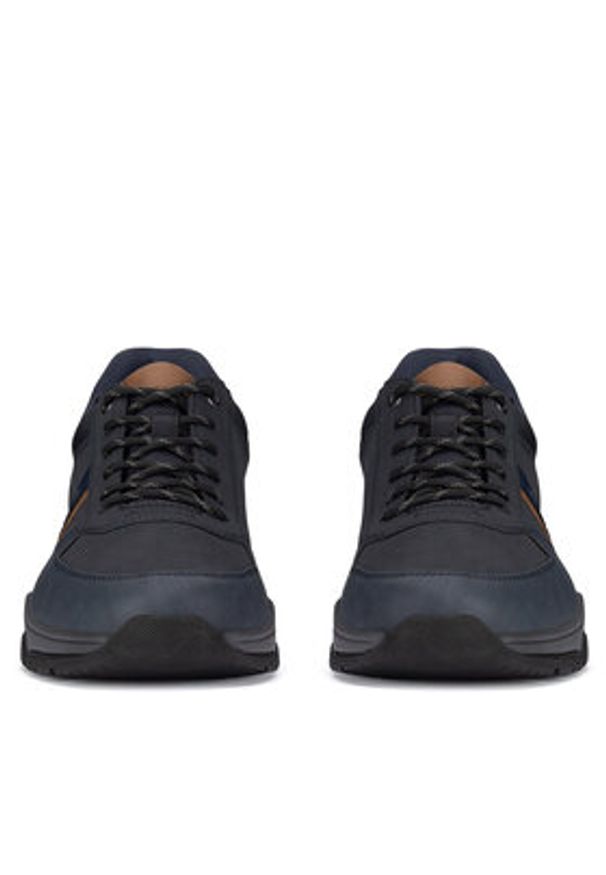 Rieker Półbuty 11211-14 Niebieski. Kolor: niebieski. Materiał: syntetyk