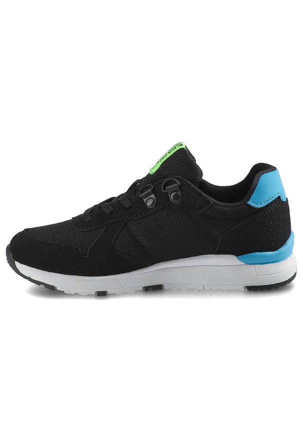 Big-Star - Czarne Sneakersy Big Star Dziecięce Buty Wiązane. Kolor: czarny. Materiał: skóra ekologiczna, materiał. Szerokość cholewki: normalna. Wzór: aplikacja