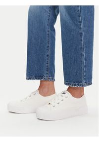 Lee Trampki Isla C Women Low 50251001.1FG Biały. Kolor: biały. Materiał: materiał #3