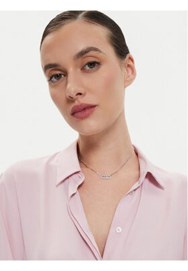Michael Kors Naszyjnik MKC1655CZ040 Srebrny. Materiał: srebrne. Kolor: srebrny