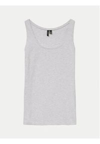 Vero Moda Top Lulu 10323756 Szary Regular Fit. Kolor: szary. Materiał: bawełna #3