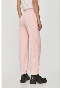 Answear Lab - Spodnie. Kolor: różowy. Materiał: dzianina #2