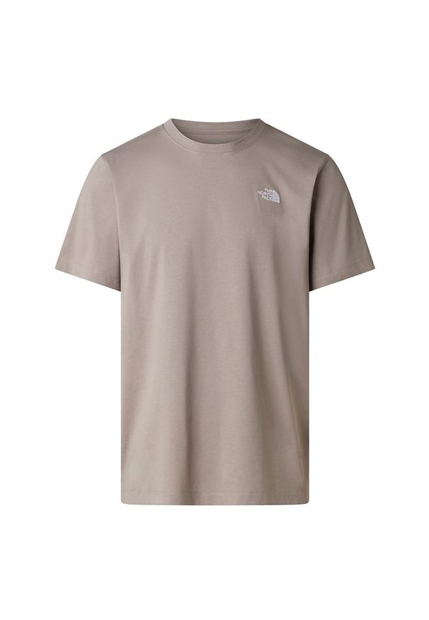 Koszulka męska The North Face Evolution Simple Dome 0A8CZ22MB1 - szara. Kolor: szary. Materiał: tkanina, poliester, bawełna. Długość rękawa: krótki rękaw. Długość: krótkie