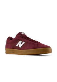 Buty unisex New Balance Numeric UN430BYG – bordowe. Kolor: czerwony. Materiał: dresówka, skóra. Szerokość cholewki: normalna. Sport: skateboard #5