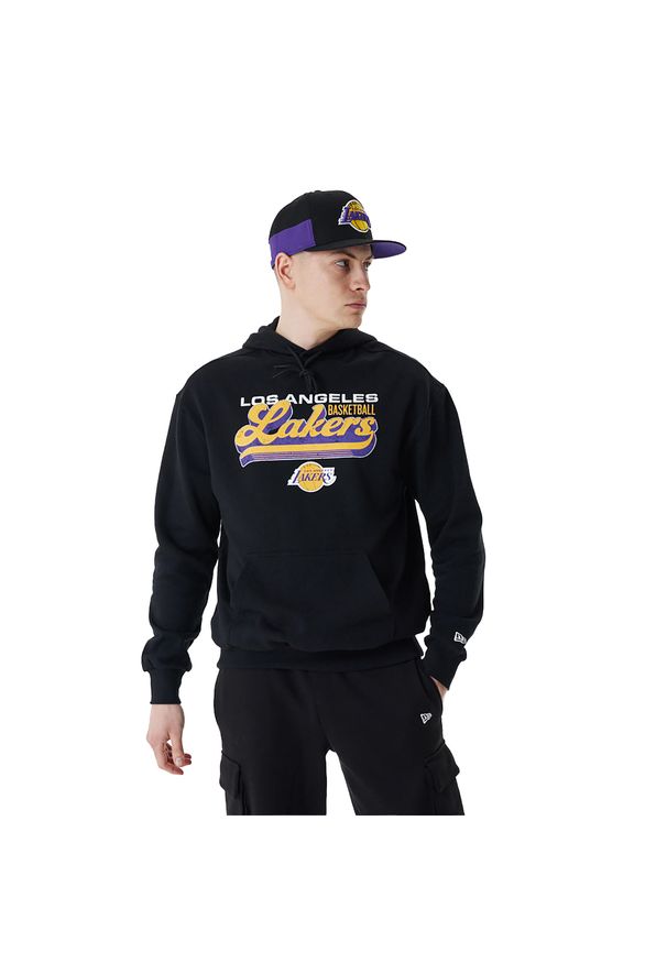 Bluza męska New Era NBA Graphic OS Hoody Los Angeles Lakers. Kolor: czarny