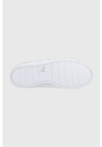 Puma buty skórzane Jada 38075111 kolor biały. Nosek buta: okrągły. Zapięcie: sznurówki. Kolor: biały. Materiał: skóra