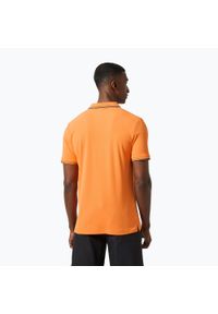Koszulka polo męska Helly Hansen Kos Polo. Typ kołnierza: polo. Kolor: pomarańczowy