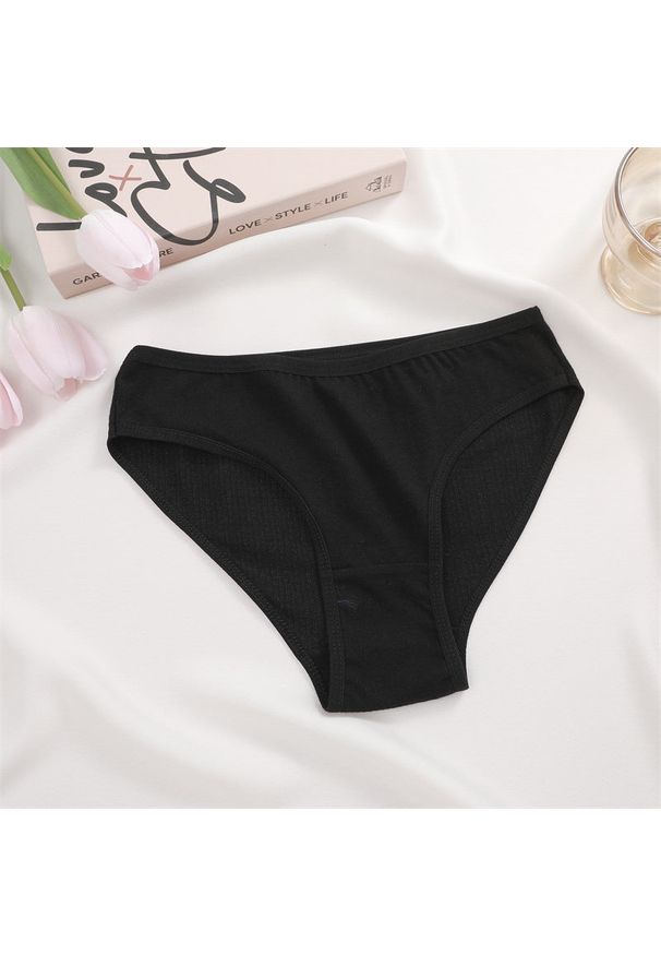 Intica - Figi gładkie dopasowane z wysokiej jakości materiałów Yongja. Kolor: czarny. Materiał: materiał. Wzór: gładki