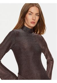 BARDOT - Bardot Sukienka koktajlowa 59556DB Brązowy Slim Fit. Kolor: brązowy. Materiał: syntetyk. Styl: wizytowy #6