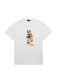 Polo Ralph Lauren T-Shirt 710974584001 Biały Custom Slim Fit. Typ kołnierza: polo. Kolor: biały. Materiał: bawełna