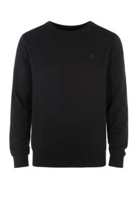 Ochnik - Czarny sweter męski basic. Okazja: na co dzień. Kolor: czarny. Materiał: bawełna. Długość: długie. Styl: casual #2