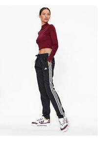 Adidas - adidas Spodnie dresowe Essentials Warm-Up 3-Stripes H48451 Czarny Regular Fit. Kolor: czarny. Materiał: syntetyk #3