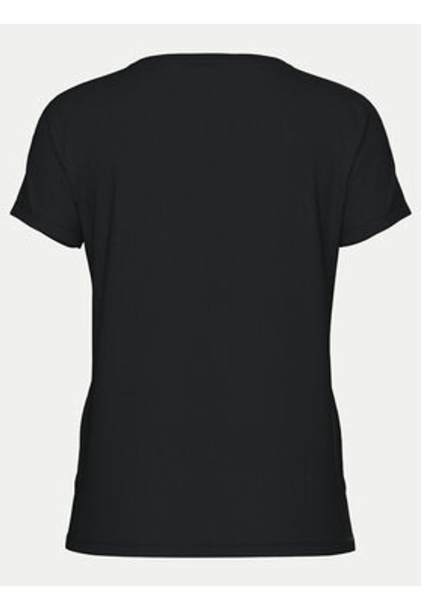 Pieces T-Shirt New Billy 17102921 Czarny Regular Fit. Kolor: czarny. Materiał: bawełna