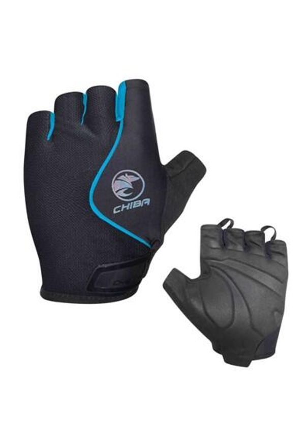 CHIBA - Rękawiczki rowerowe damskie Chiba Lady Air Plus. Kolor: wielokolorowy, niebieski, czarny. Sezon: lato. Sport: kolarstwo