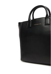 TOMMY HILFIGER - Tommy Hilfiger Torebka AW0AW17971 Czarny. Kolor: czarny. Materiał: skórzane