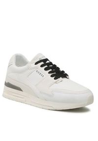 Guess Sneakersy Enna FM5ENN ELE12 Biały. Kolor: biały. Materiał: skóra