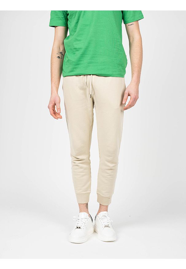 Pepe Jeans Spodnie "David Jogg" | PM211478 | David Jogg | Mężczyzna | Beżowy. Okazja: na co dzień. Kolor: beżowy. Materiał: bawełna. Wzór: nadruk. Styl: casual