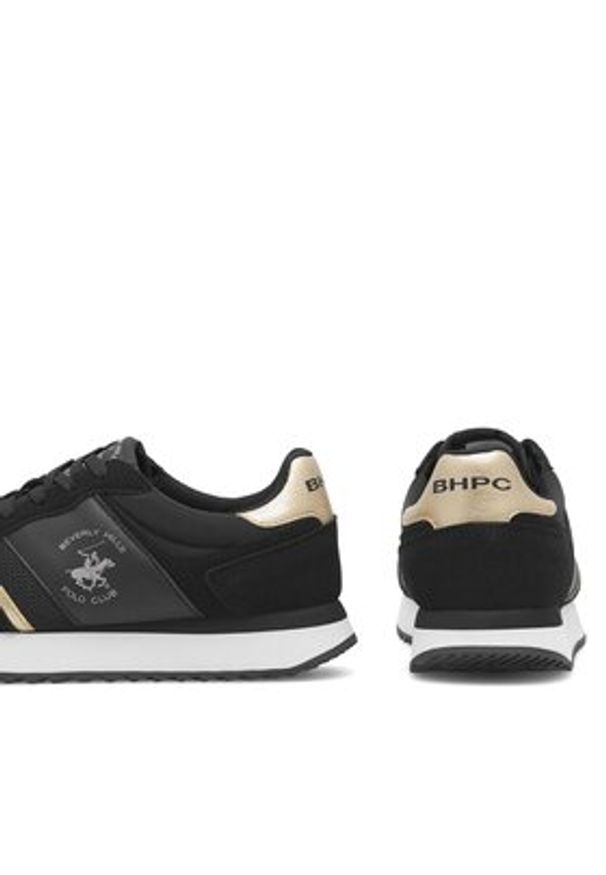 Beverly Hills Polo Club Sneakersy W-SS24-3C022 Czarny. Kolor: czarny. Materiał: materiał