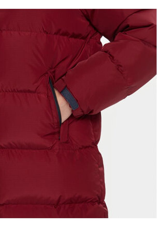 Tommy Jeans Płaszcz zimowy Alaska DW0DW14287 Czerwony Regular Fit. Kolor: czerwony. Materiał: syntetyk. Sezon: zima