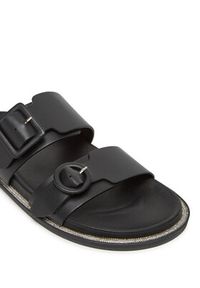 Pollini Klapki SA28172C0MTCS000 Czarny. Kolor: czarny. Materiał: skóra #4