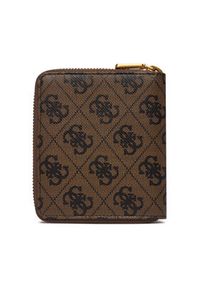 Guess Portfel SMMALO LEA02 Brązowy. Kolor: brązowy. Materiał: skóra #3