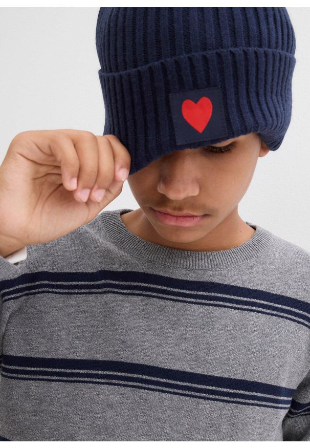 bonprix - Cienki sweter z czystej bawełny nadającej się do recyklingu. Kolor: szary. Materiał: bawełna