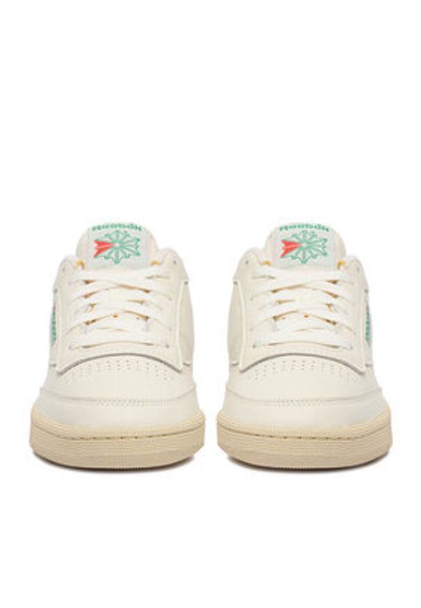 Reebok Sneakersy EO-CLUB C 85 VINTAGE 100000317 Écru. Materiał: skóra. Model: Reebok Club