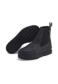 Buty do chodzenia damskie Puma MAYZE CHELSEA POP. Kolor: czarny. Materiał: materiał, syntetyk. Sport: turystyka piesza #1
