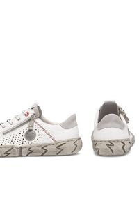 Rieker Sneakersy L0355-80 Biały. Kolor: biały. Materiał: skóra #8