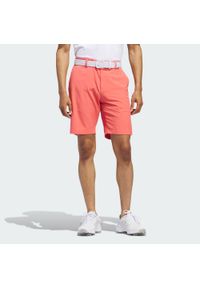 Adidas - Ultimate365 8.5-Inch Golf Shorts. Kolor: czerwony, wielokolorowy, różowy. Materiał: materiał. Sport: golf