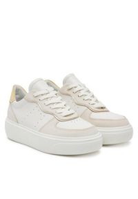 ecco - ECCO Sneakersy Street Platform W 21961361220 Biały. Kolor: biały. Materiał: skóra. Obcas: na platformie #6