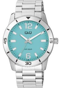 Zegarek Q&Q Q85B-001P męski wodoszczelny turkusowa tarcza .. Kolor: turkusowy #1