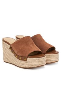 MICHAEL Michael Kors Espadryle Mayes 40S6MYMS1S Brązowy. Kolor: brązowy. Materiał: skóra, zamsz #3