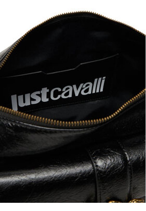 Just Cavalli Torebka 79RA4BX3 ZS969 Czarny. Kolor: czarny. Materiał: skórzane
