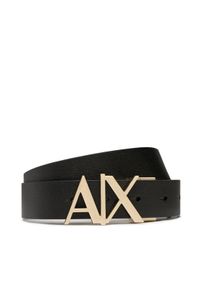 Armani Exchange Pasek Męski 951017 CC505 71820 Czarny. Kolor: czarny. Materiał: skóra