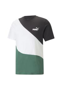 Koszulka Puma Power Cat Kolor Zielony. Kolor: zielony. Sport: joga i pilates #1
