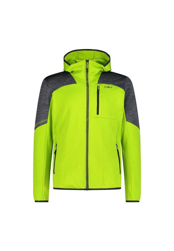 Bluza męska turystyczna CMP 34G1557. Kolor: żółty. Materiał: polar. Sport: turystyka piesza
