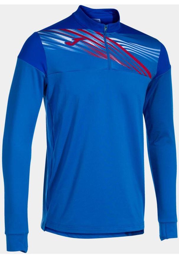 Joma Elite IX Royal XL Sportsweater - Oddychający i zrównoważony. Typ kołnierza: kaptur. Kolor: niebieski. Materiał: materiał. Sport: bieganie