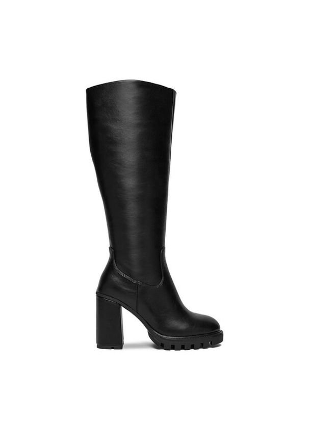 Nine West Kozaki CEO-HALA-01 Czarny. Kolor: czarny. Materiał: materiał