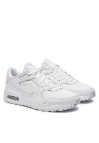 Nike Air Max SC Leather Sneakersy męskie. Okazja: na co dzień, na spacer. Kolor: biały. Materiał: guma, materiał, skóra. Szerokość cholewki: normalna. Model: Nike Air Max. Sport: turystyka piesza #5
