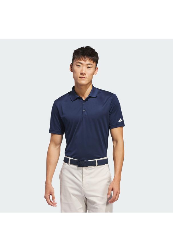 Adidas - Koszulka polo Core adidas Performance Primegreen. Typ kołnierza: polo. Kolor: niebieski. Materiał: materiał. Styl: sportowy