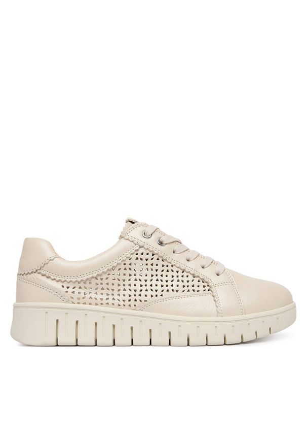 Sneakersy Caprice. Kolor: szary