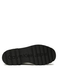 Calvin Klein Jeans Trapery Flatform Zip Laceup Mg S YW0YW01554 Brązowy. Kolor: brązowy. Materiał: skóra, zamsz #7