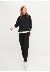 bonprix - Bluza z kapturem oversize. Typ kołnierza: kaptur. Kolor: czarny #3